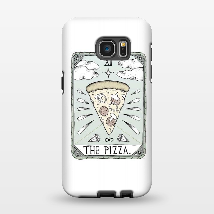Galaxy S7 EDGE StrongFit The Pizza by Barlena