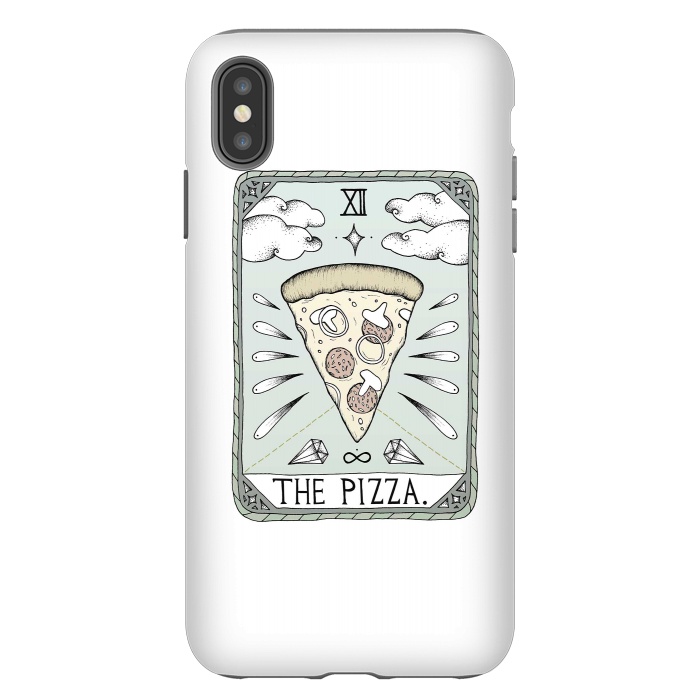 iPhone Xs Max StrongFit The Pizza by Barlena