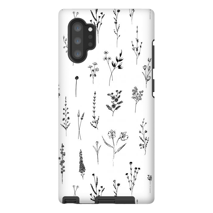Galaxy Note 10 plus StrongFit Wildflowers by Anis Illustration