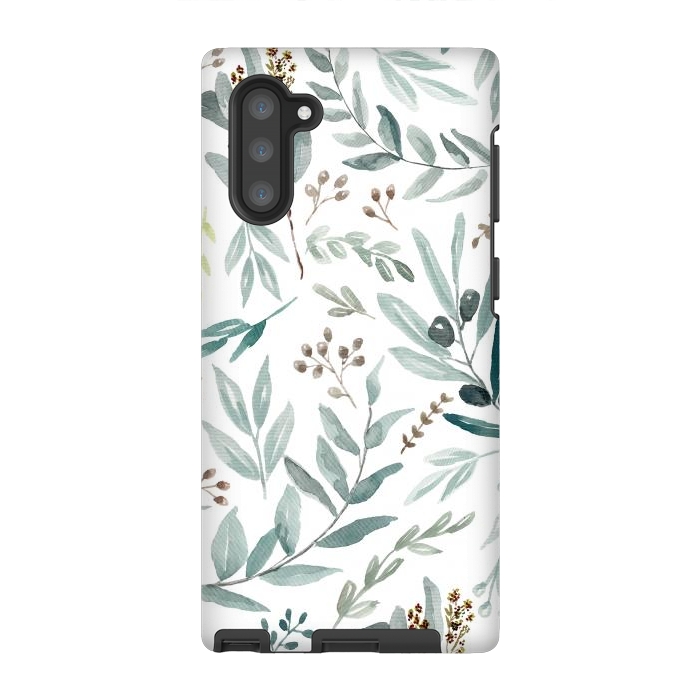 Galaxy Note 10 StrongFit Eucalyptus Pattern by Anis Illustration