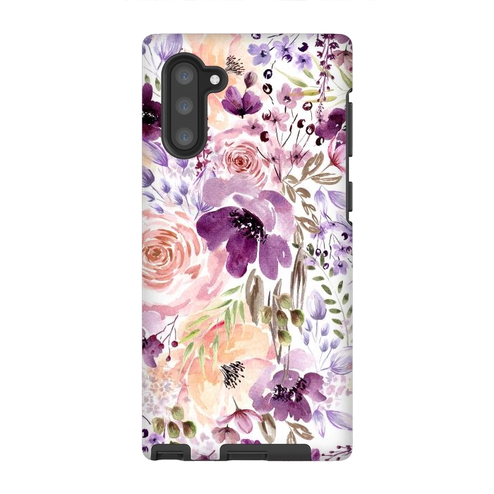 Galaxy Note 10 StrongFit Floral Chaos by Anis Illustration
