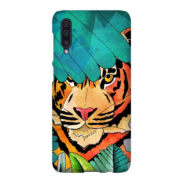 Galaxy A50 SlimFit Jungle tiger hunter por Steve Wade (Swade)