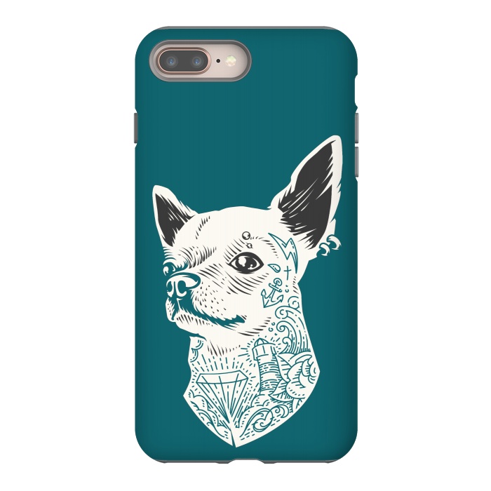iPhone 7 plus StrongFit Tattooed Chihuahua by Winston