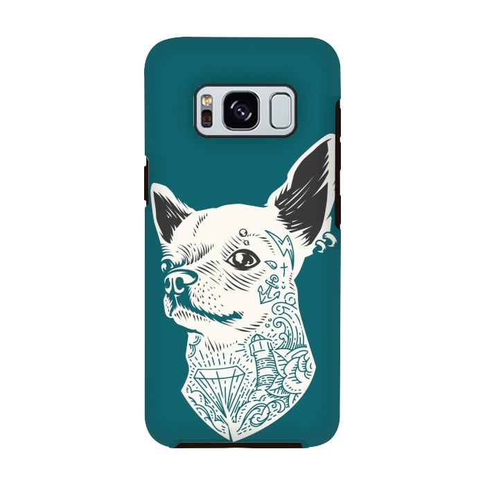 Galaxy S8 StrongFit Tattooed Chihuahua by Winston