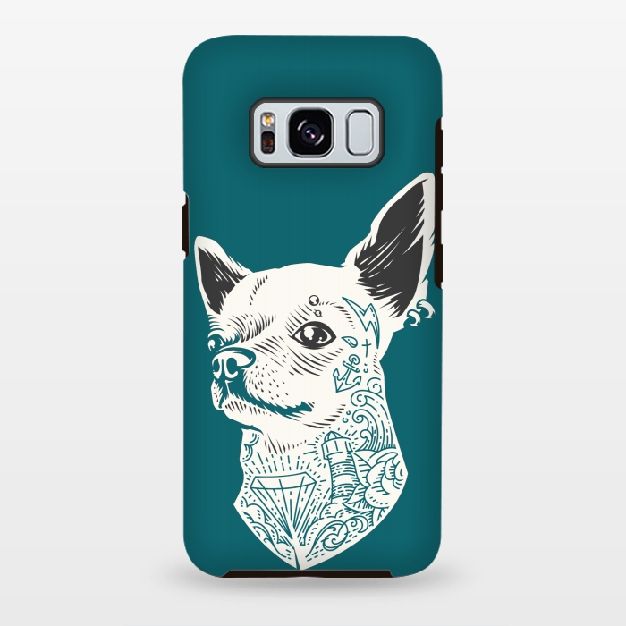 Galaxy S8 plus StrongFit Tattooed Chihuahua by Winston