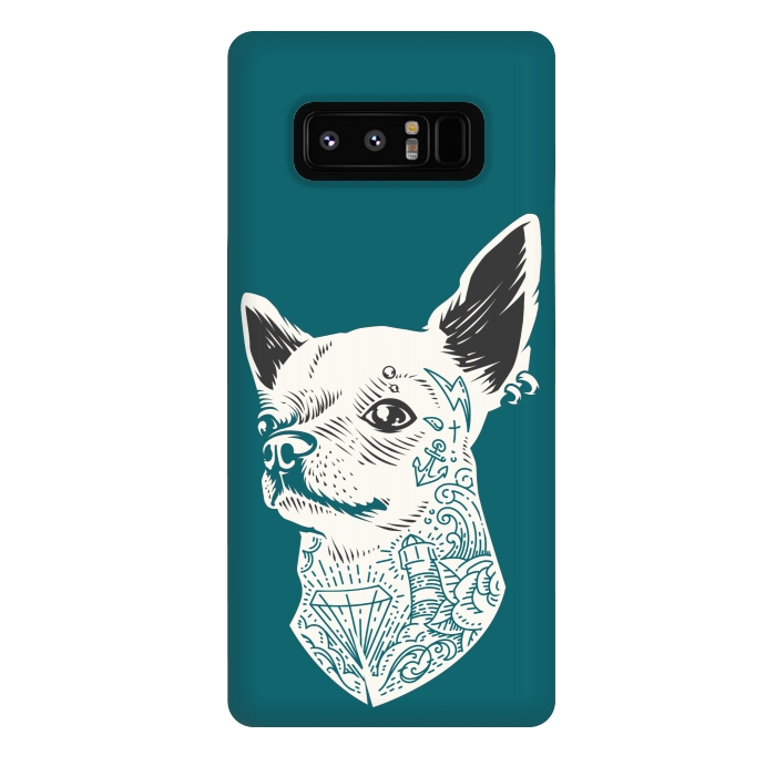 Galaxy Note 8 StrongFit Tattooed Chihuahua by Winston