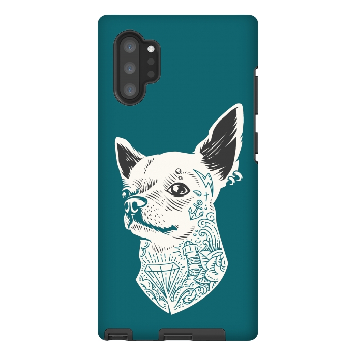 Galaxy Note 10 plus StrongFit Tattooed Chihuahua by Winston