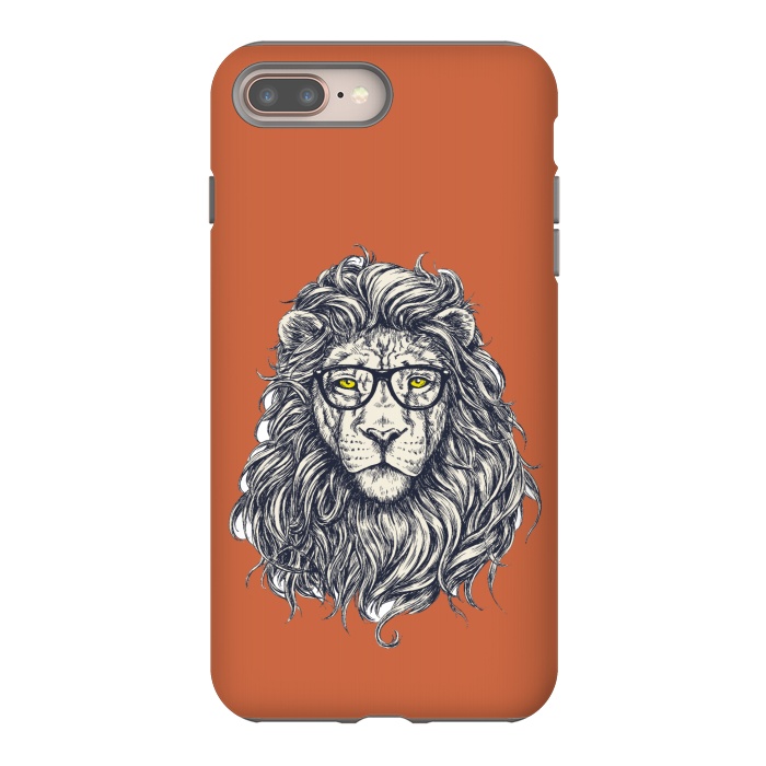 iPhone 7 plus StrongFit Hipster Lion by Winston