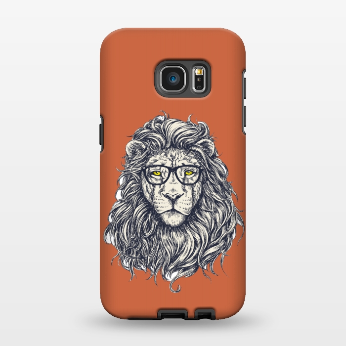 Galaxy S7 EDGE StrongFit Hipster Lion by Winston