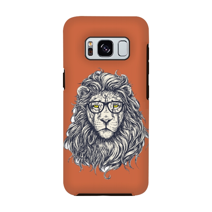 Galaxy S8 StrongFit Hipster Lion by Winston