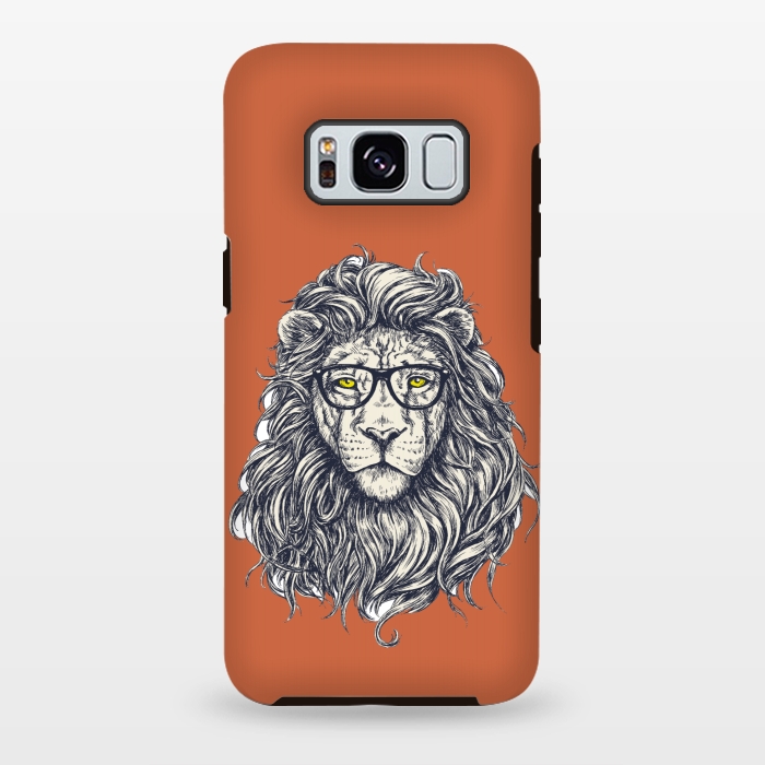 Galaxy S8 plus StrongFit Hipster Lion by Winston
