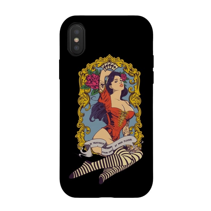 iPhone Xs / X StrongFit Sexy woman by Winston