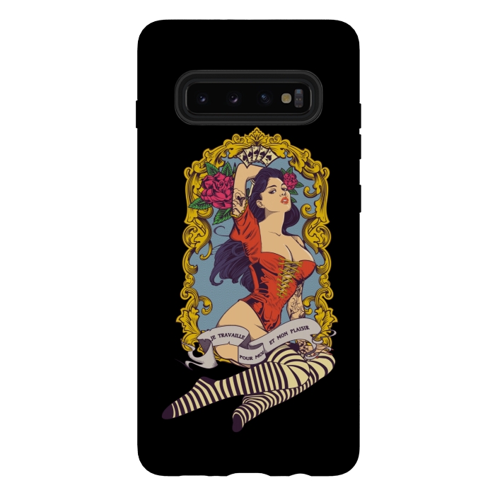 Galaxy S10 plus StrongFit Sexy woman by Winston
