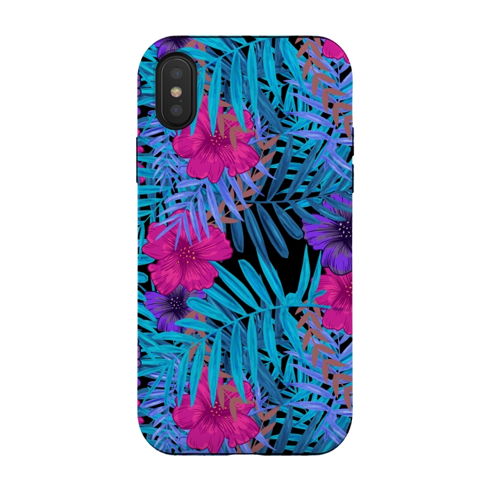 iPhone Xs / X StrongFit Hibiscus by Winston