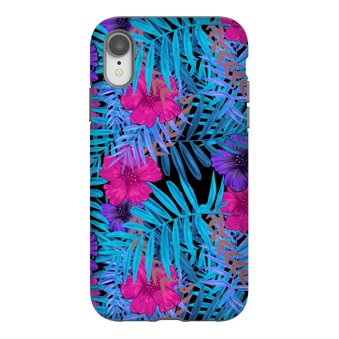 iPhone Xr StrongFit Hibiscus by Winston
