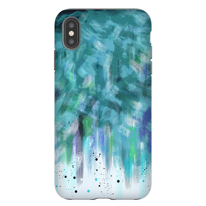 iPhone Xs Max StrongFit Water waves abstract art  by Josie