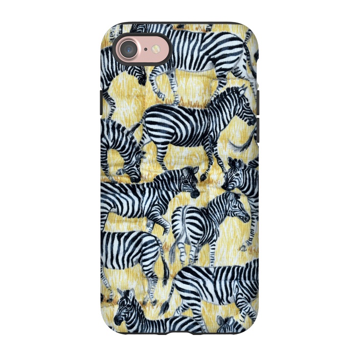 iPhone 7 StrongFit Zebras by Winston