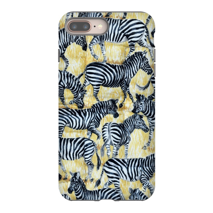 iPhone 7 plus StrongFit Zebras by Winston