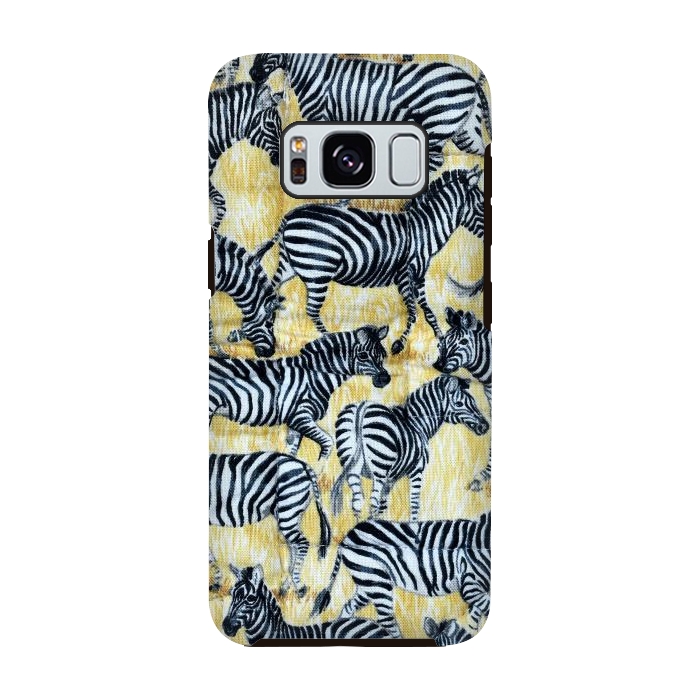 Galaxy S8 StrongFit Zebras by Winston