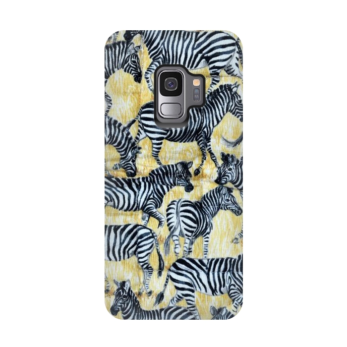 Galaxy S9 StrongFit Zebras by Winston