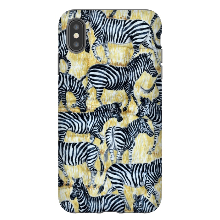 iPhone Xs Max StrongFit Zebras by Winston