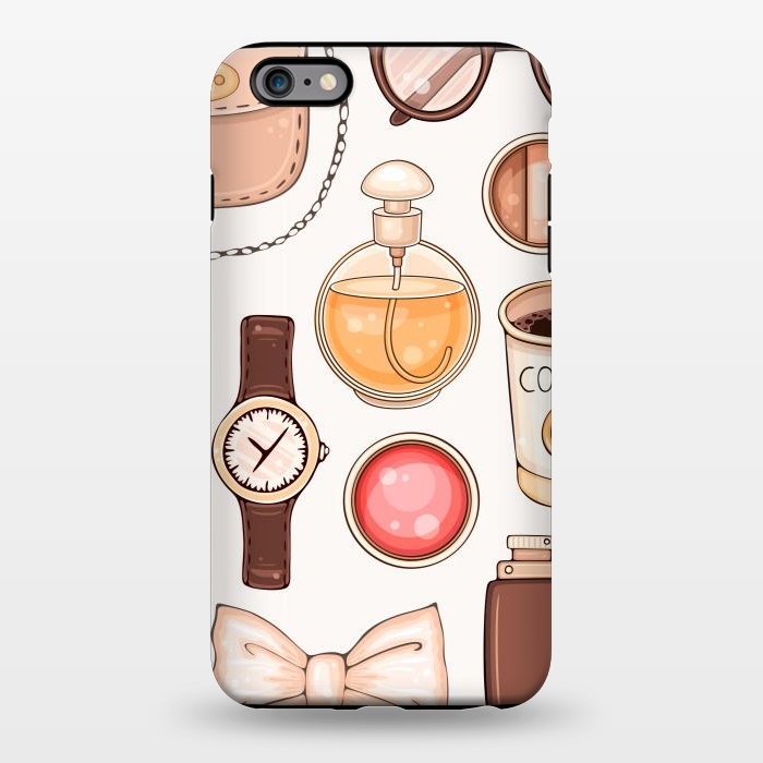 iPhone 6/6s plus StrongFit Fashion set of Woman's Accessories and Cosmetics by ArtsCase
