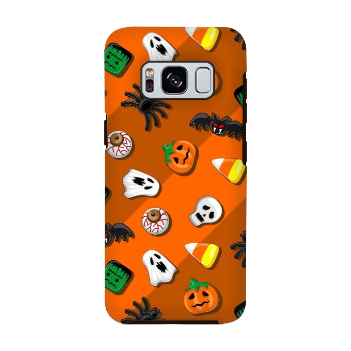 Galaxy S8 StrongFit Halloween Spooky Candies Party by BluedarkArt