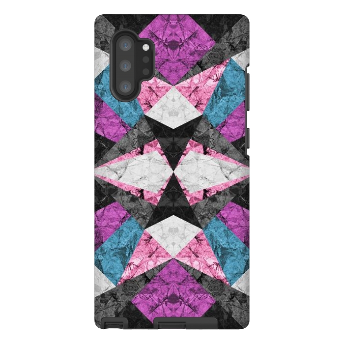 Galaxy Note 10 plus StrongFit Marble Geometric Background G438 by Medusa GraphicArt
