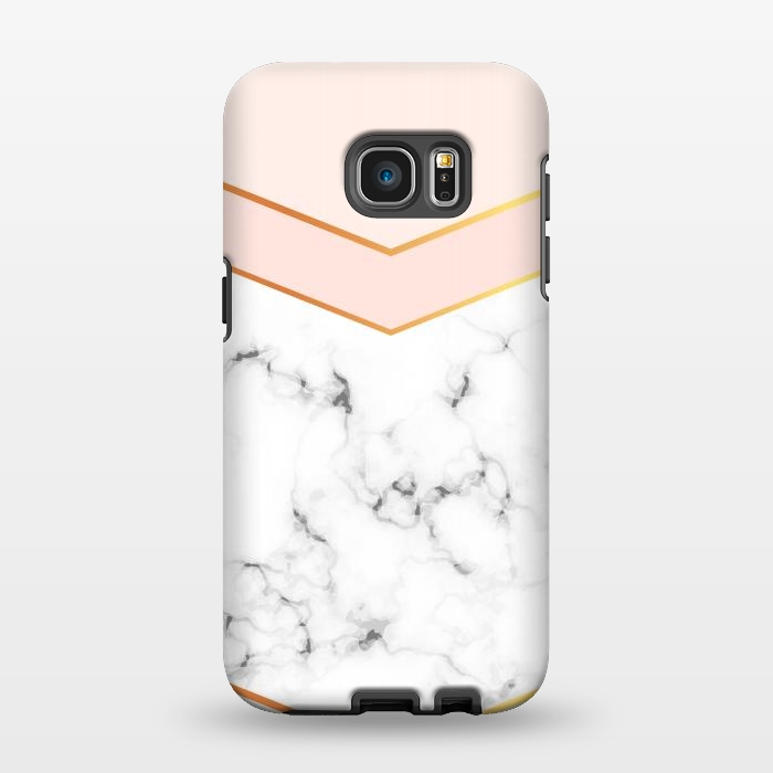 Galaxy S7 EDGE StrongFit Geometric design with triangular elements by ArtsCase