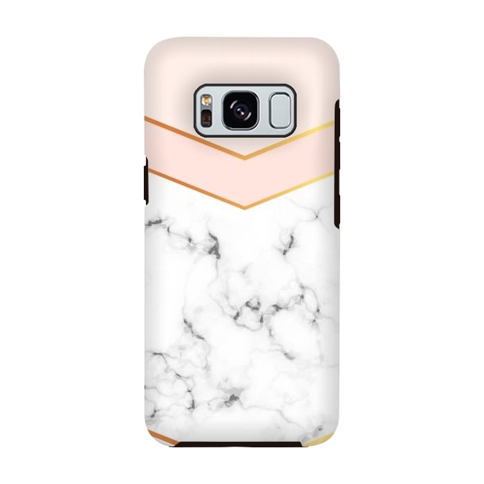 Galaxy S8 StrongFit Geometric design with triangular elements by ArtsCase
