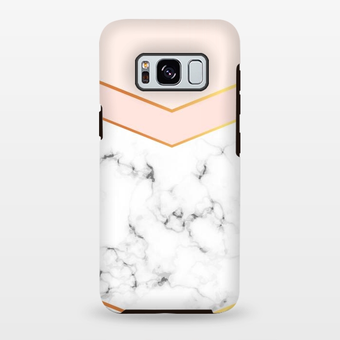 Galaxy S8 plus StrongFit Geometric design with triangular elements by ArtsCase