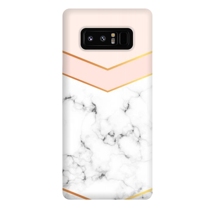 Galaxy Note 8 StrongFit Geometric design with triangular elements by ArtsCase