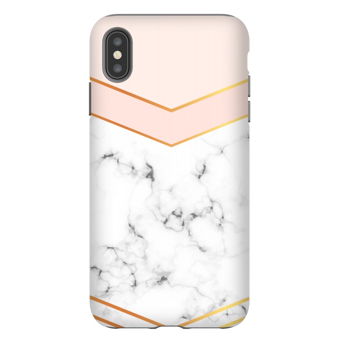 iPhone Xs Max StrongFit Geometric design with triangular elements by ArtsCase