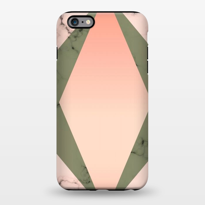 iPhone 6/6s plus StrongFit Marble design with diamond figure by ArtsCase
