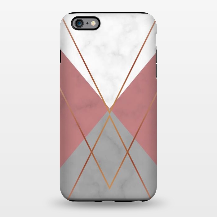 iPhone 6/6s plus StrongFit Marble Geometric design II by ArtsCase