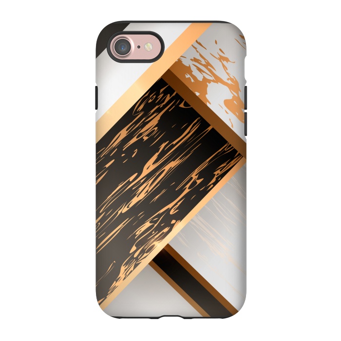 iPhone 7 StrongFit Marble Geometric Design IV by ArtsCase