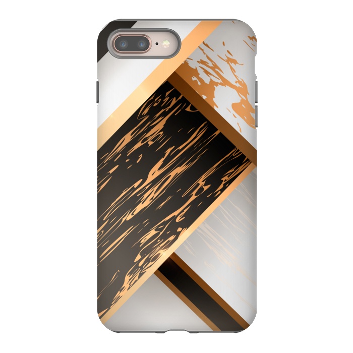 iPhone 7 plus StrongFit Marble Geometric Design IV by ArtsCase