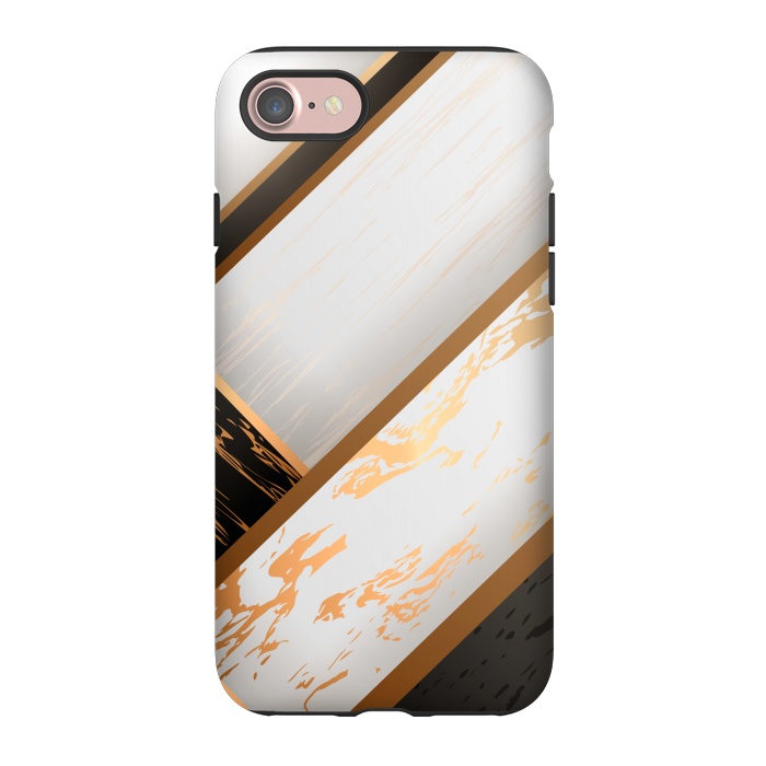 iPhone 7 StrongFit Marble Geometric Design VII by ArtsCase