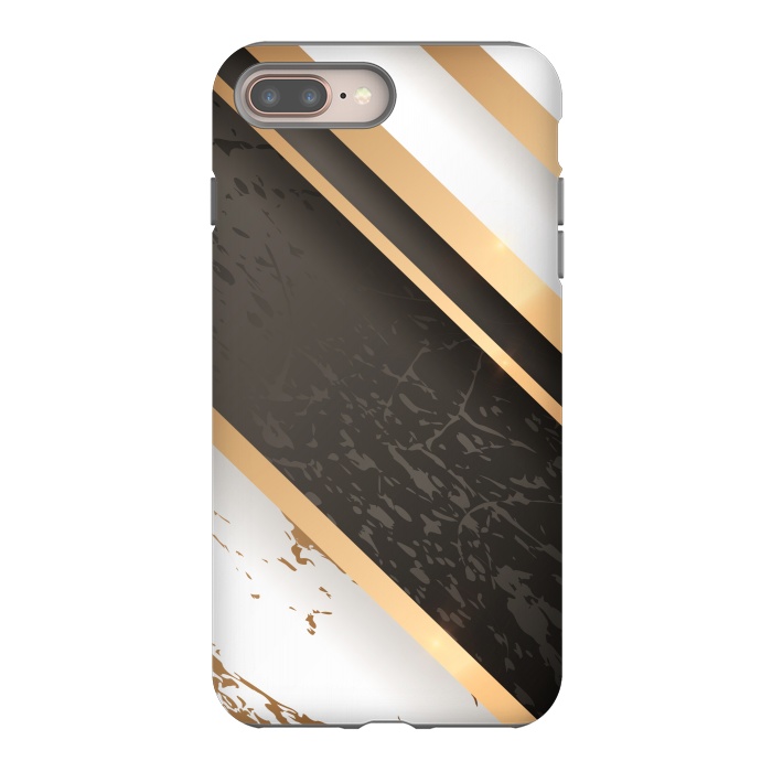 iPhone 7 plus StrongFit Marble Geometric Design VIII by ArtsCase