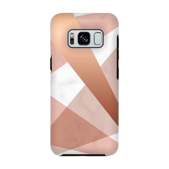 Galaxy S8 StrongFit Marble Geometric design with peak figures by ArtsCase