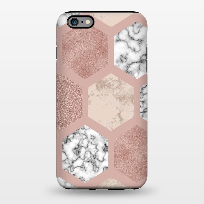 iPhone 6/6s plus StrongFit Marble Geometrical abstract design by ArtsCase