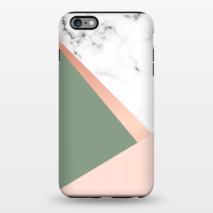 iPhone 6/6s plus StrongFit Marble geometric design with triangular image by ArtsCase