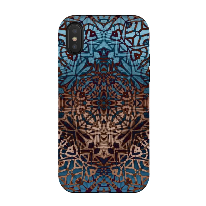 iPhone Xs / X StrongFit Ethnic Tribal Pattern G329 by Medusa GraphicArt