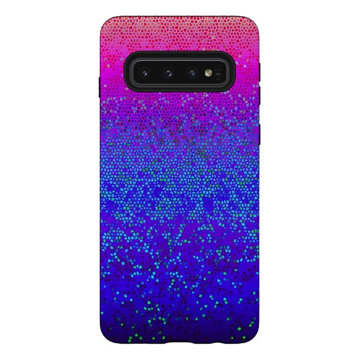 Galaxy S10 StrongFit Glitter Star Dust G248 by Medusa GraphicArt
