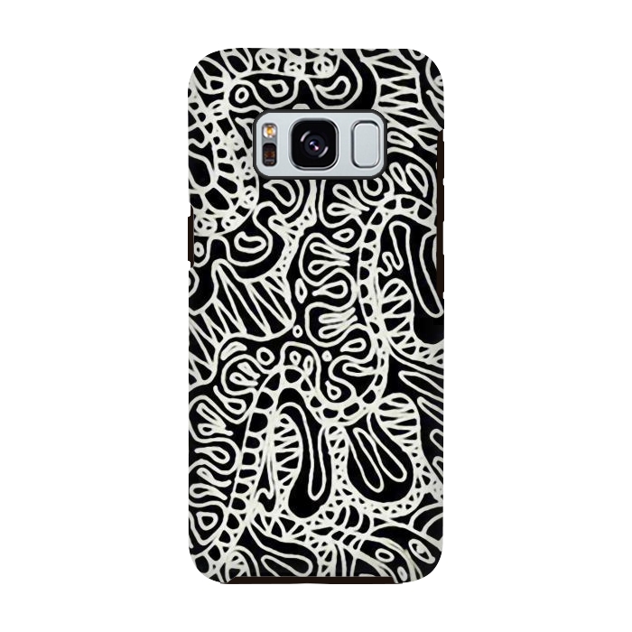 Galaxy S8 StrongFit Doodle Ethnic Style G361 by Medusa GraphicArt