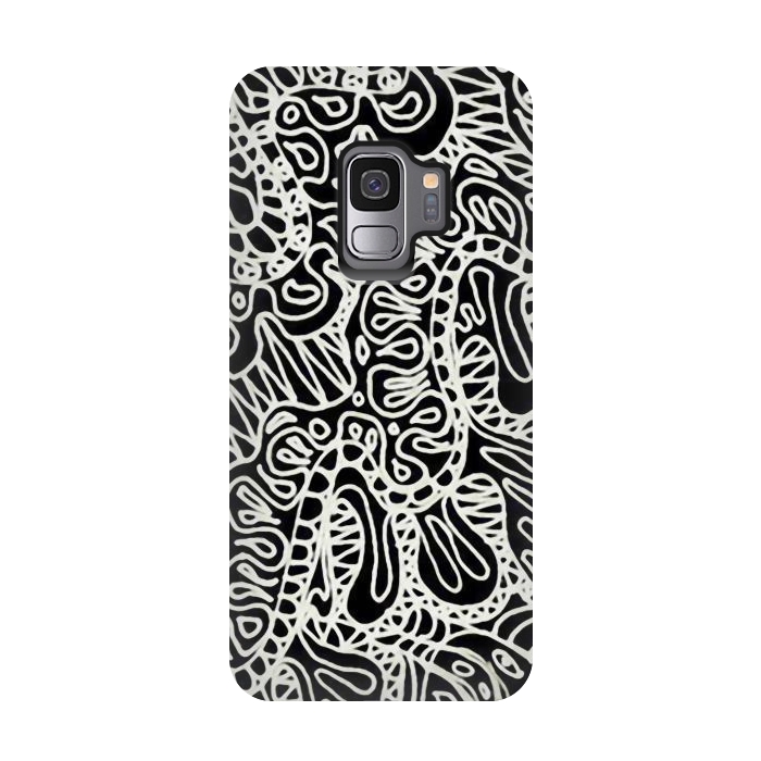 Galaxy S9 StrongFit Doodle Ethnic Style G361 by Medusa GraphicArt