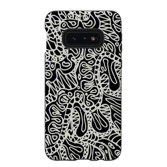 Galaxy S10e StrongFit Doodle Ethnic Style G361 by Medusa GraphicArt