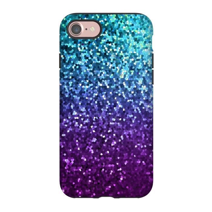 iPhone 7 StrongFit Mosaic Sparkley Texture G198 by Medusa GraphicArt
