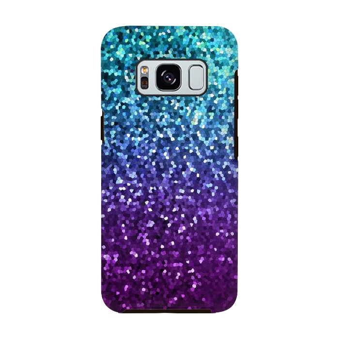 Galaxy S8 StrongFit Mosaic Sparkley Texture G198 by Medusa GraphicArt
