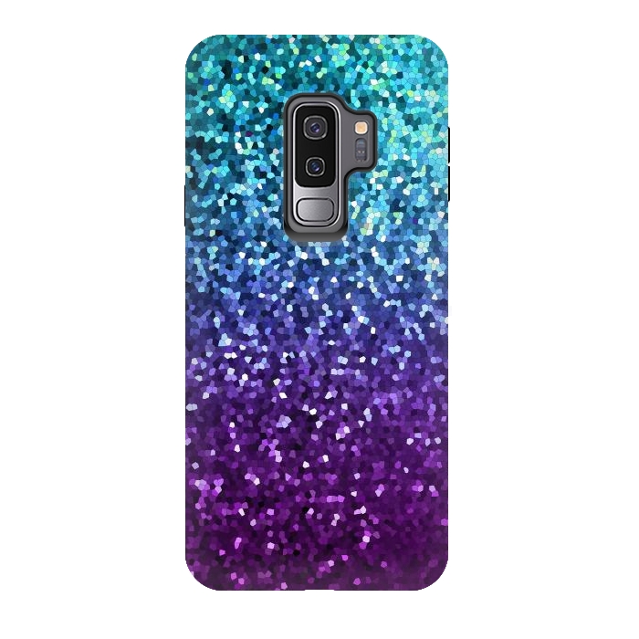 Galaxy S9 plus StrongFit Mosaic Sparkley Texture G198 by Medusa GraphicArt